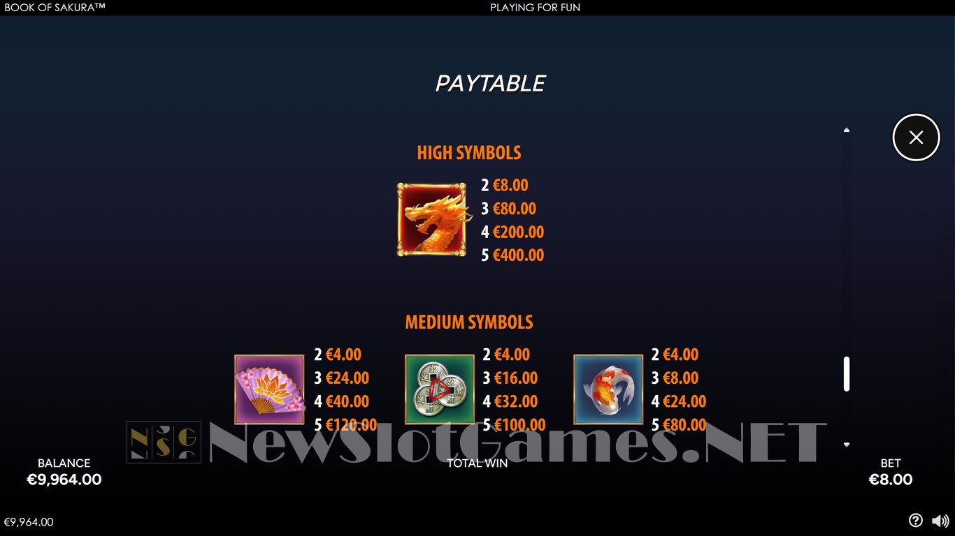 Book of Sakura Slot Slot Image in Demo - pic. 5