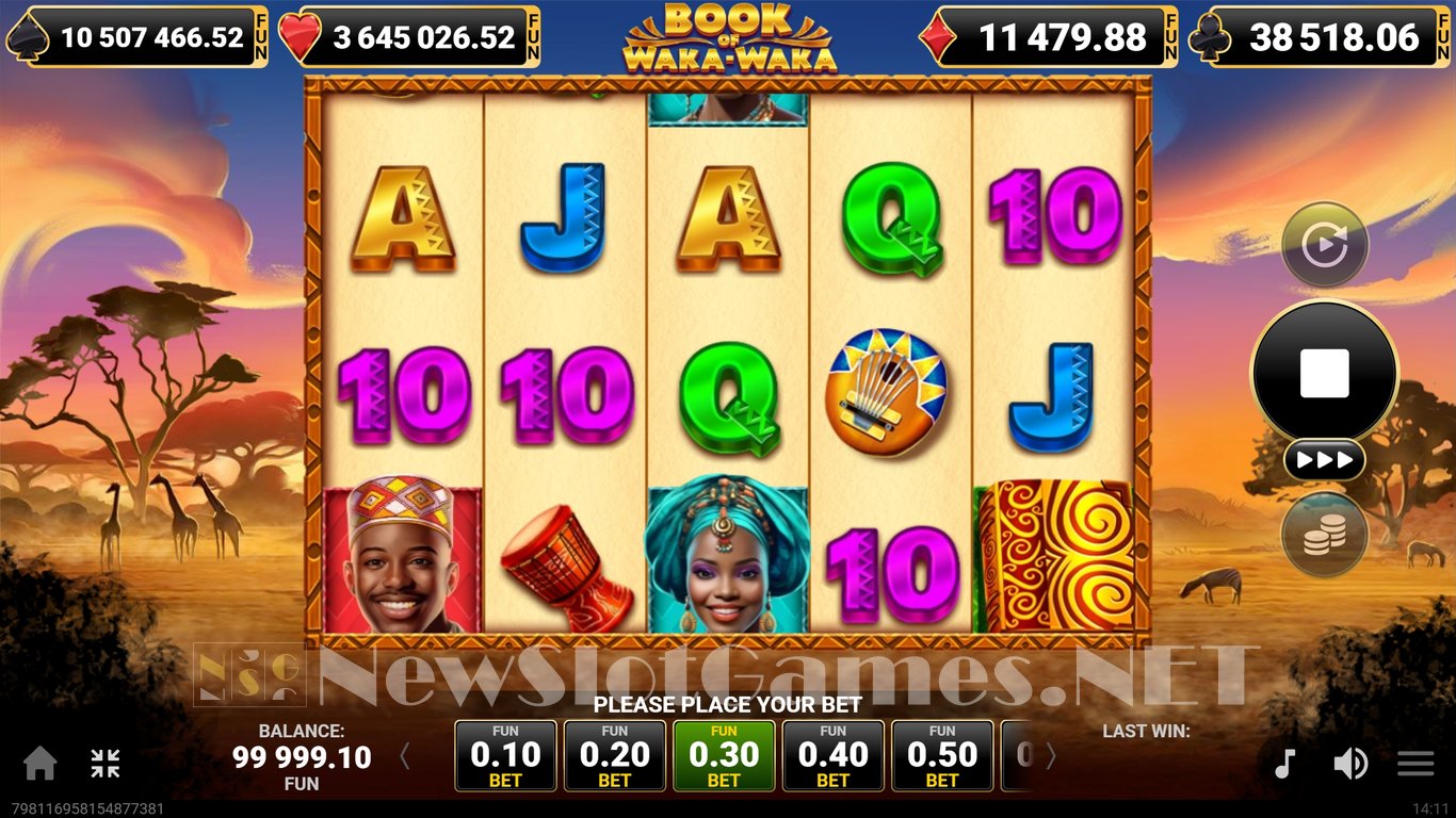 Book of Waka Waka Slot Demo Image