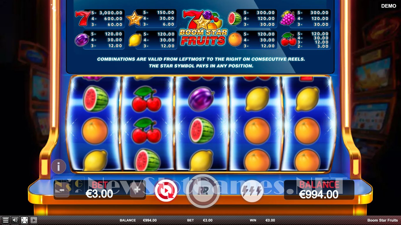 Boom Star Fruits Slot Slot Image in Demo - pic. 2