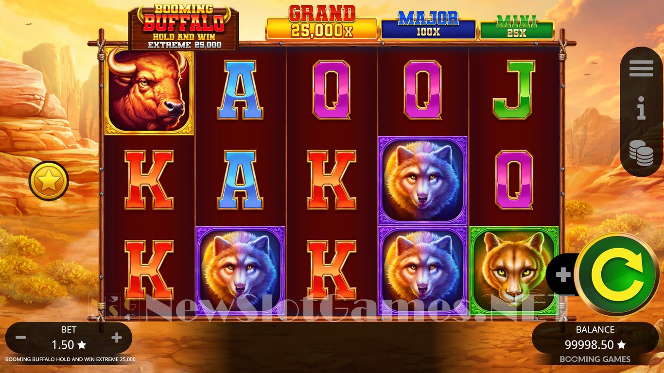 Booming Buffalo Hold and Win Extreme 25000 Slot Slot Image in Demo - pic. 5