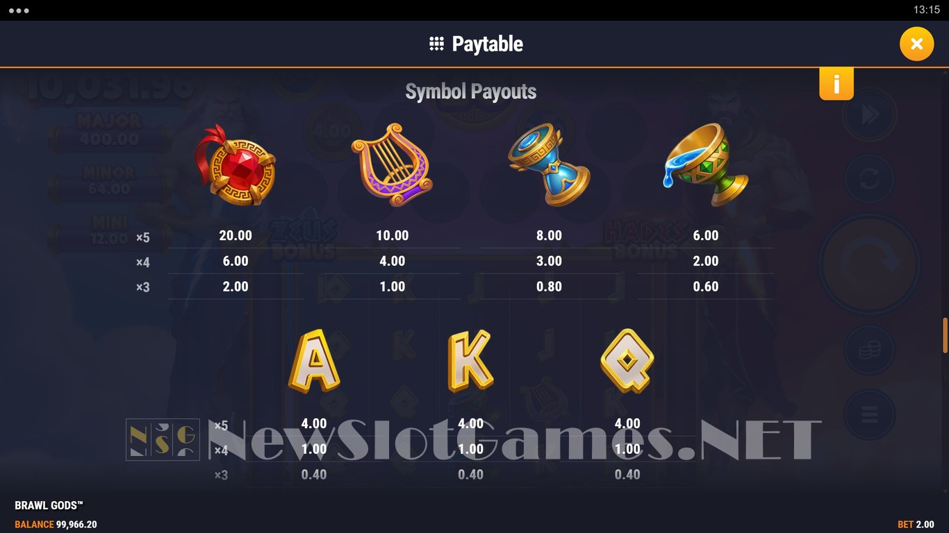 Brawl Gods Slot Slot Image in Demo - pic. 6