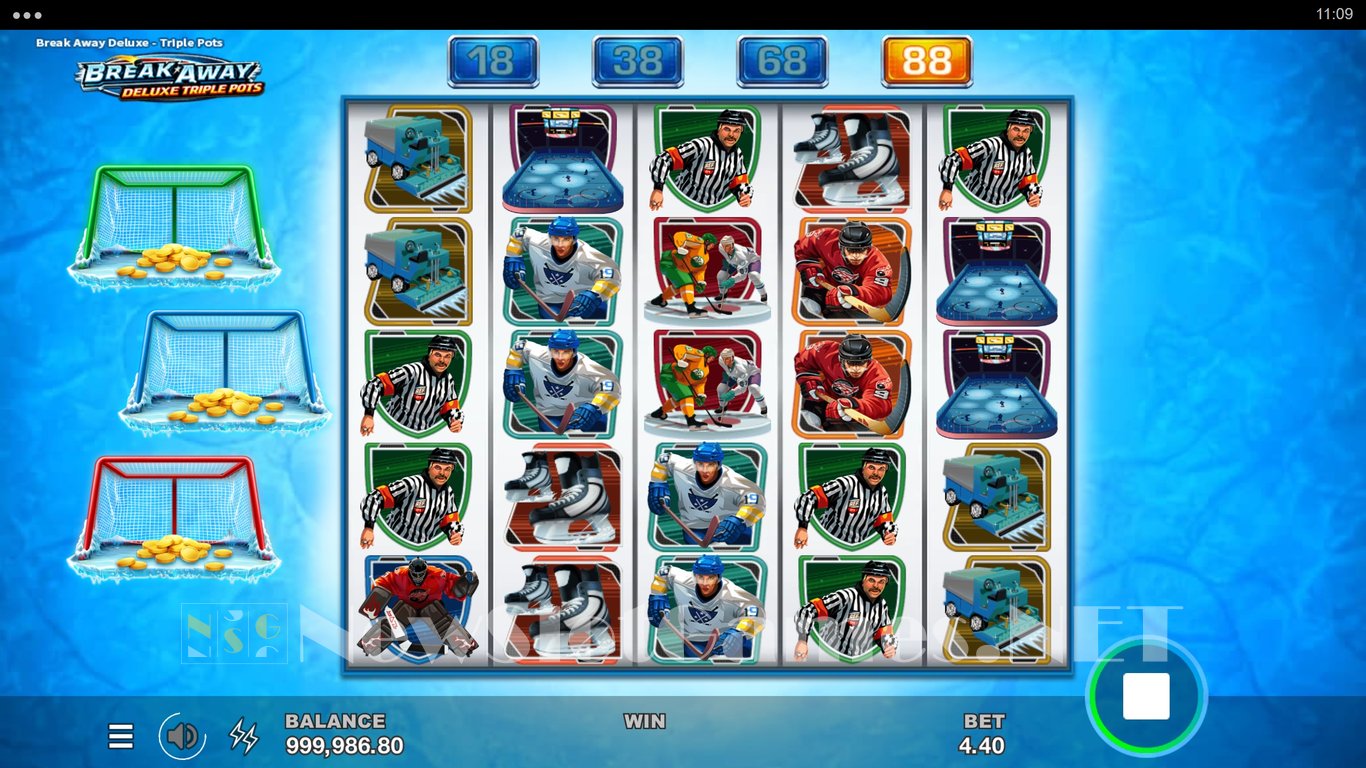 Break Away Deluxe Triple Pots Slot Slot Image in Demo - pic. 2