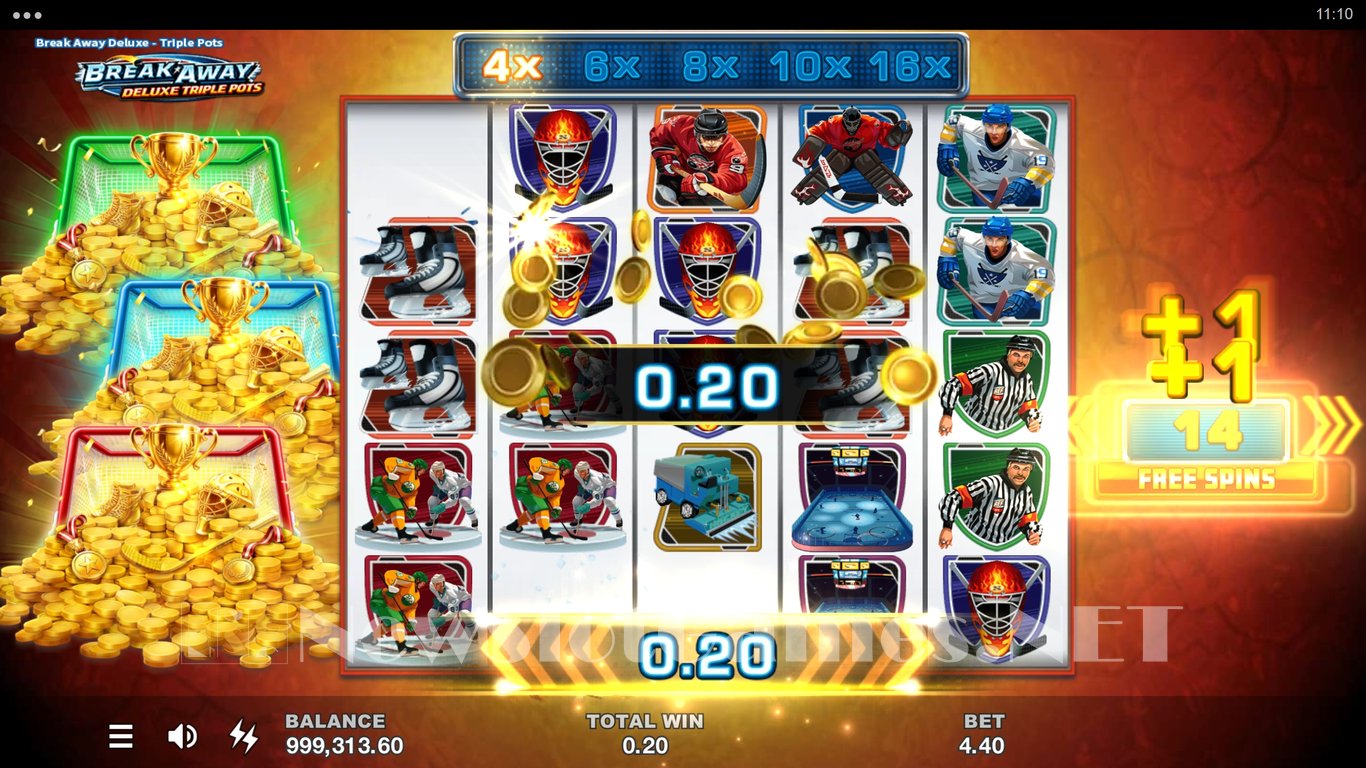 Break Away Deluxe Triple Pots Slot Slot Image in Demo - pic. 5
