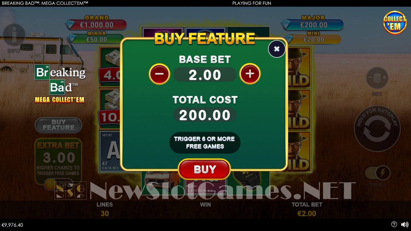 Breaking Bad Mega Collectem Slot Slot Image in Demo - pic. 5