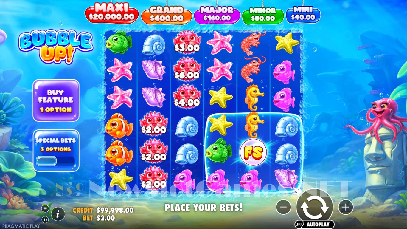 Bubble Up! Slot Demo Image