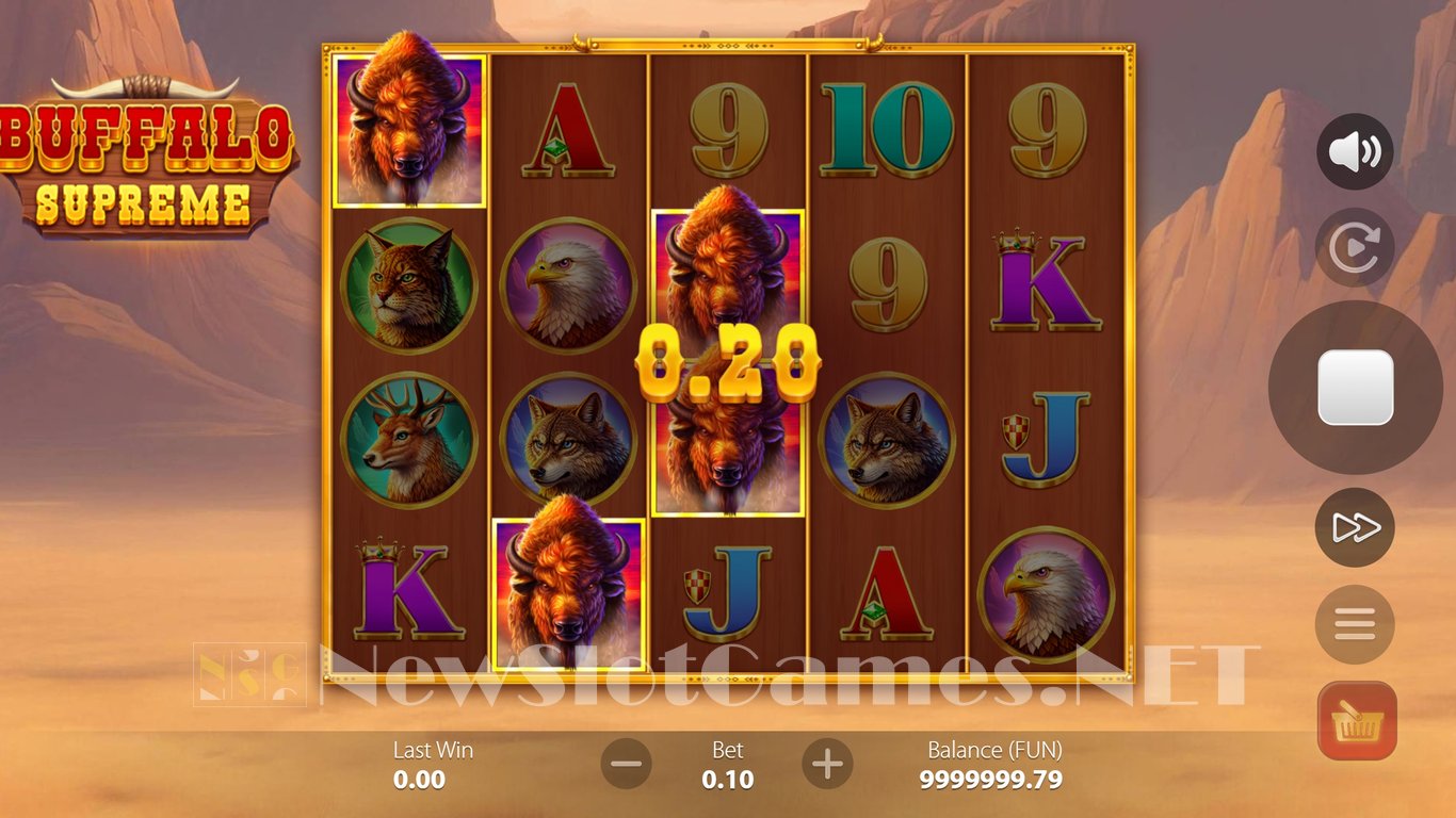 Buffalo Supreme Slot Slot Image in Demo - pic. 2