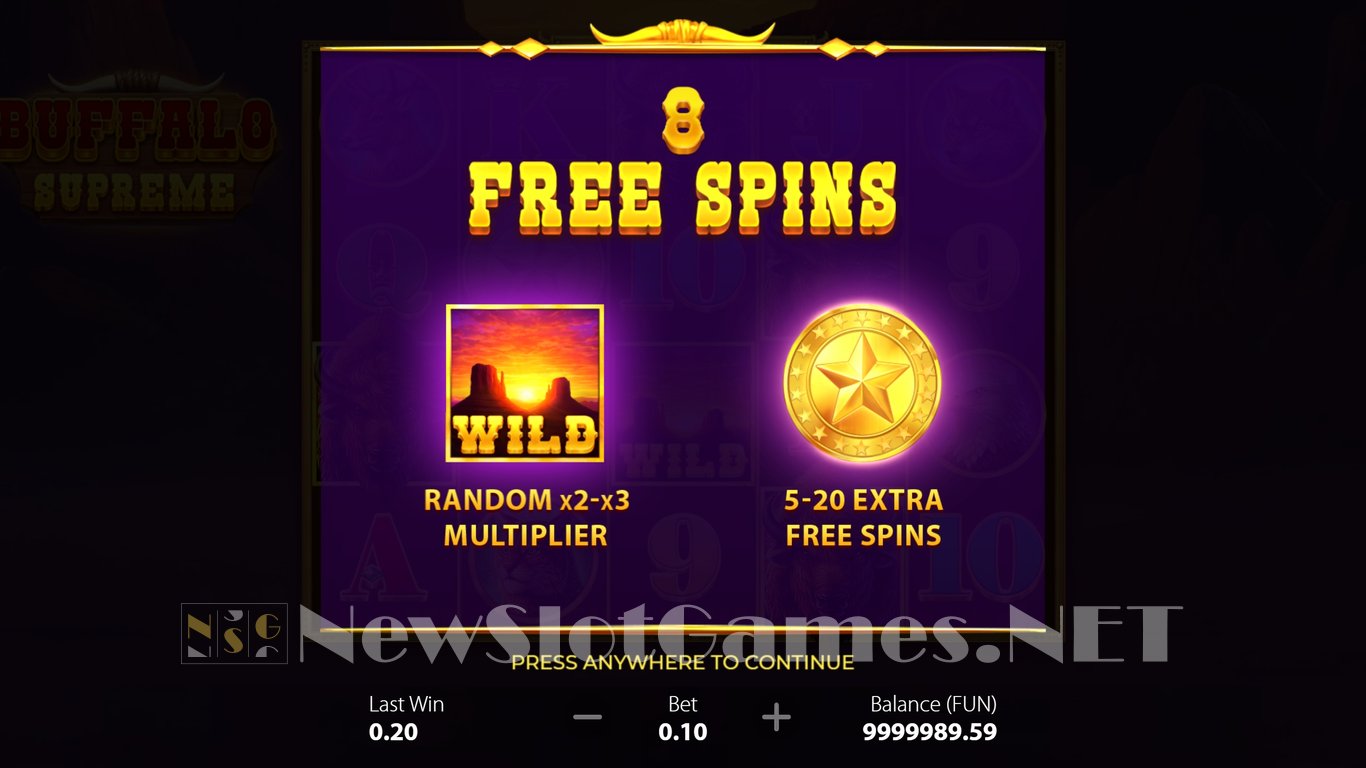 Buffalo Supreme Slot Slot Image in Demo - pic. 5