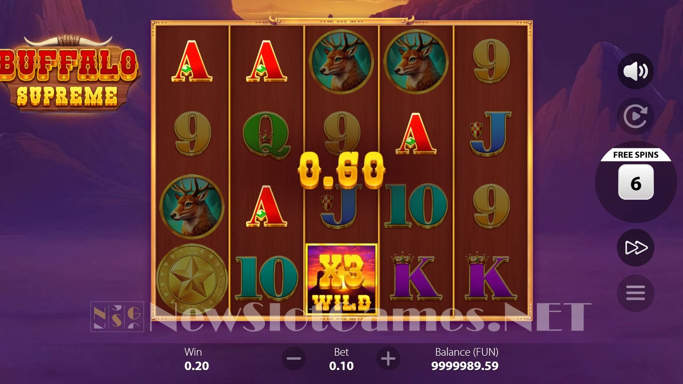 Buffalo Supreme Slot Slot Image in Demo - pic. 6
