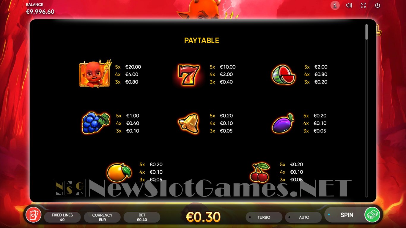Burning Hell 3000 Slot Slot Image in Demo - pic. 4