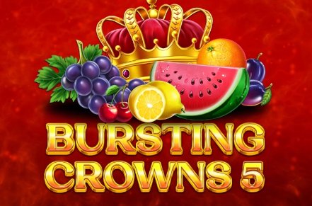 Bursting Crowns 5 Slot Logo