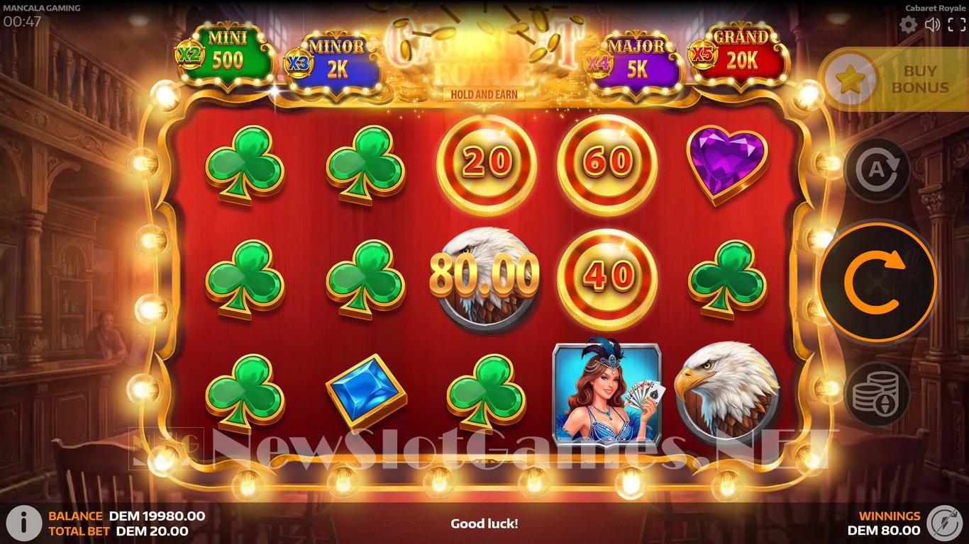 Cabaret Royale Slot Demo Image