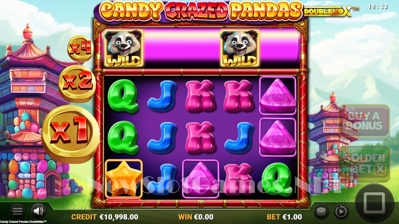 Candy Crazed Pandas DoubleMax Slot Slot Image in Demo - pic. 2