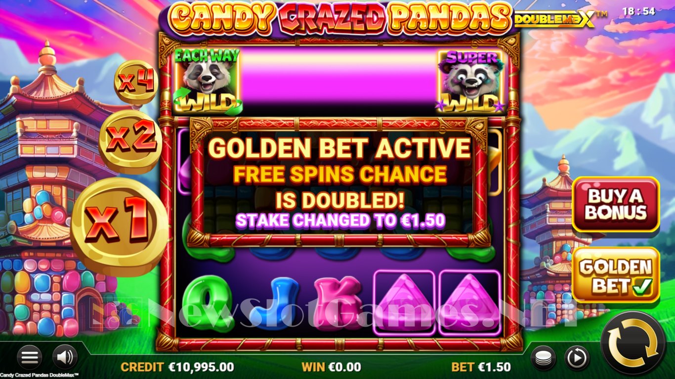 Candy Crazed Pandas DoubleMax Slot Slot Image in Demo - pic. 3