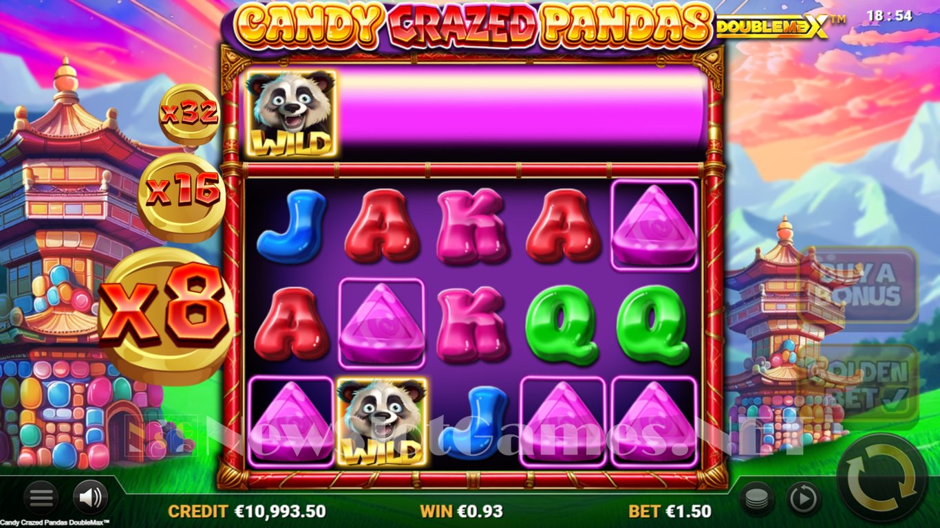 Candy Crazed Pandas DoubleMax Slot Slot Image in Demo - pic. 5