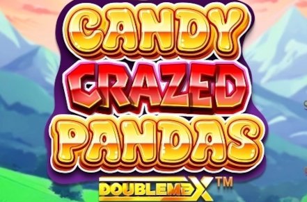 Candy Crazed Pandas DoubleMax Slot Logo