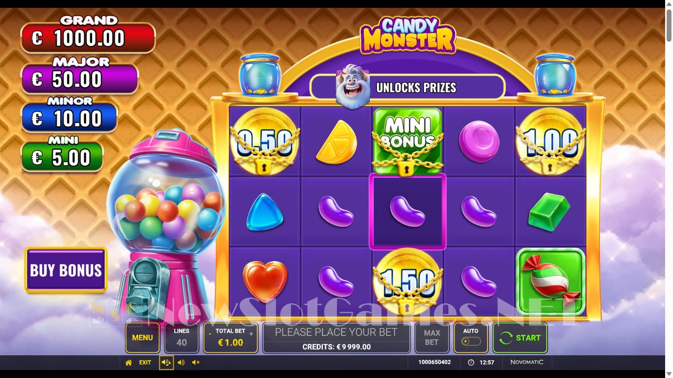Candy Monster Slot Demo Image