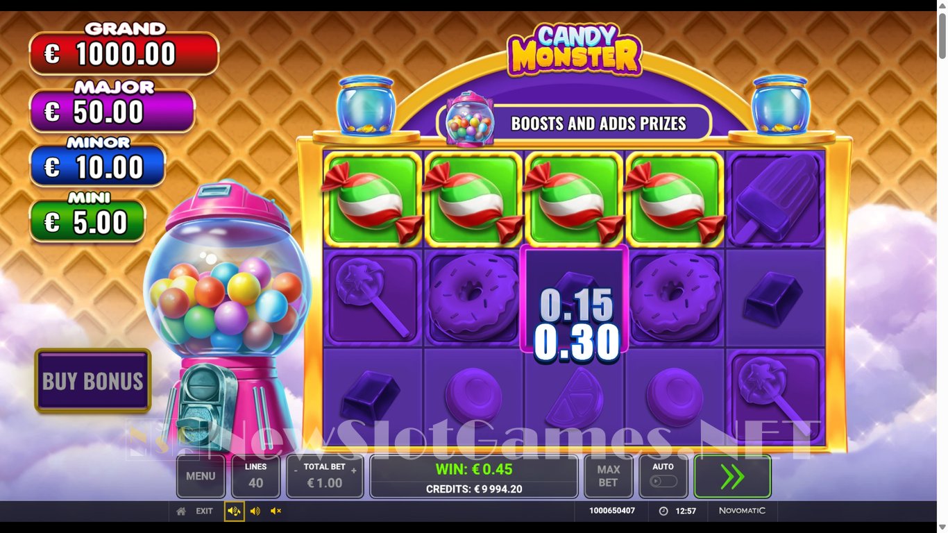 Candy Monster Slot Slot Image in Demo - pic. 2