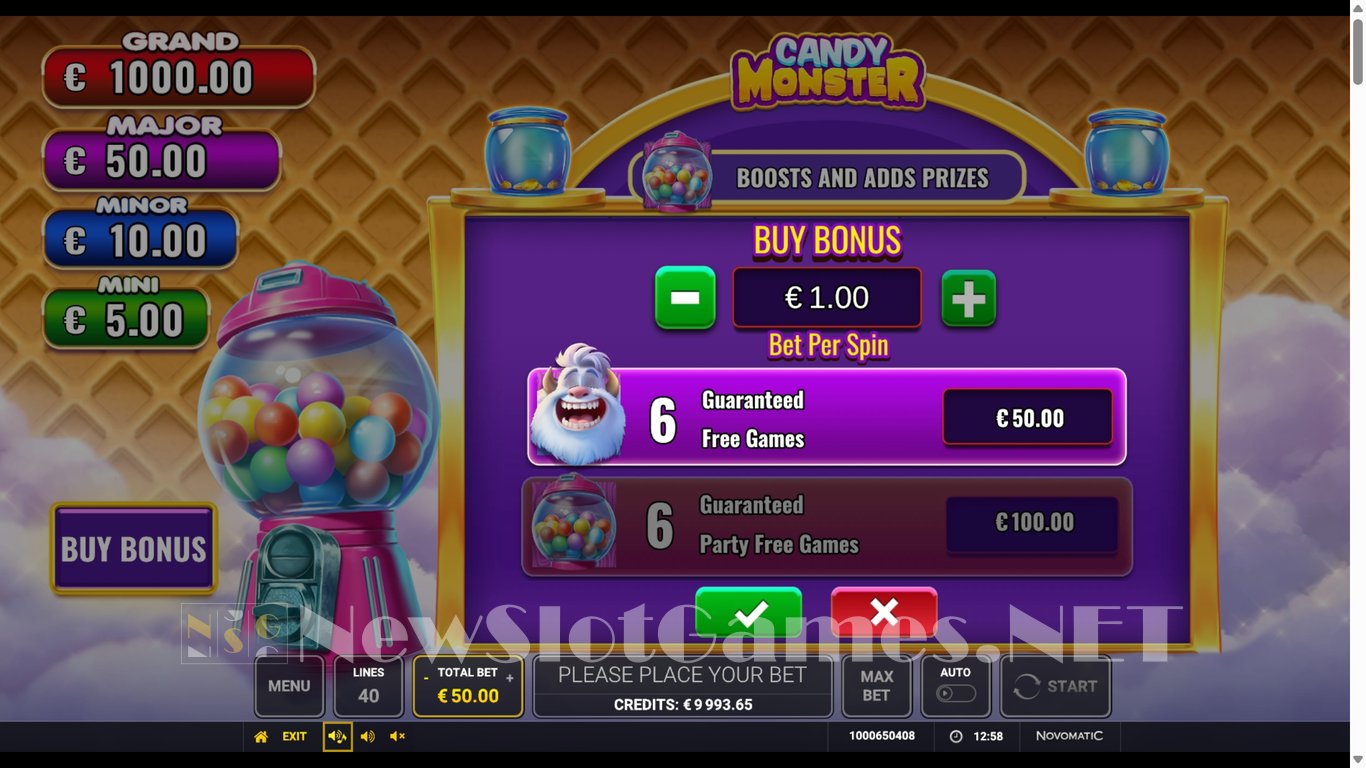 Candy Monster Slot Slot Image in Demo - pic. 4