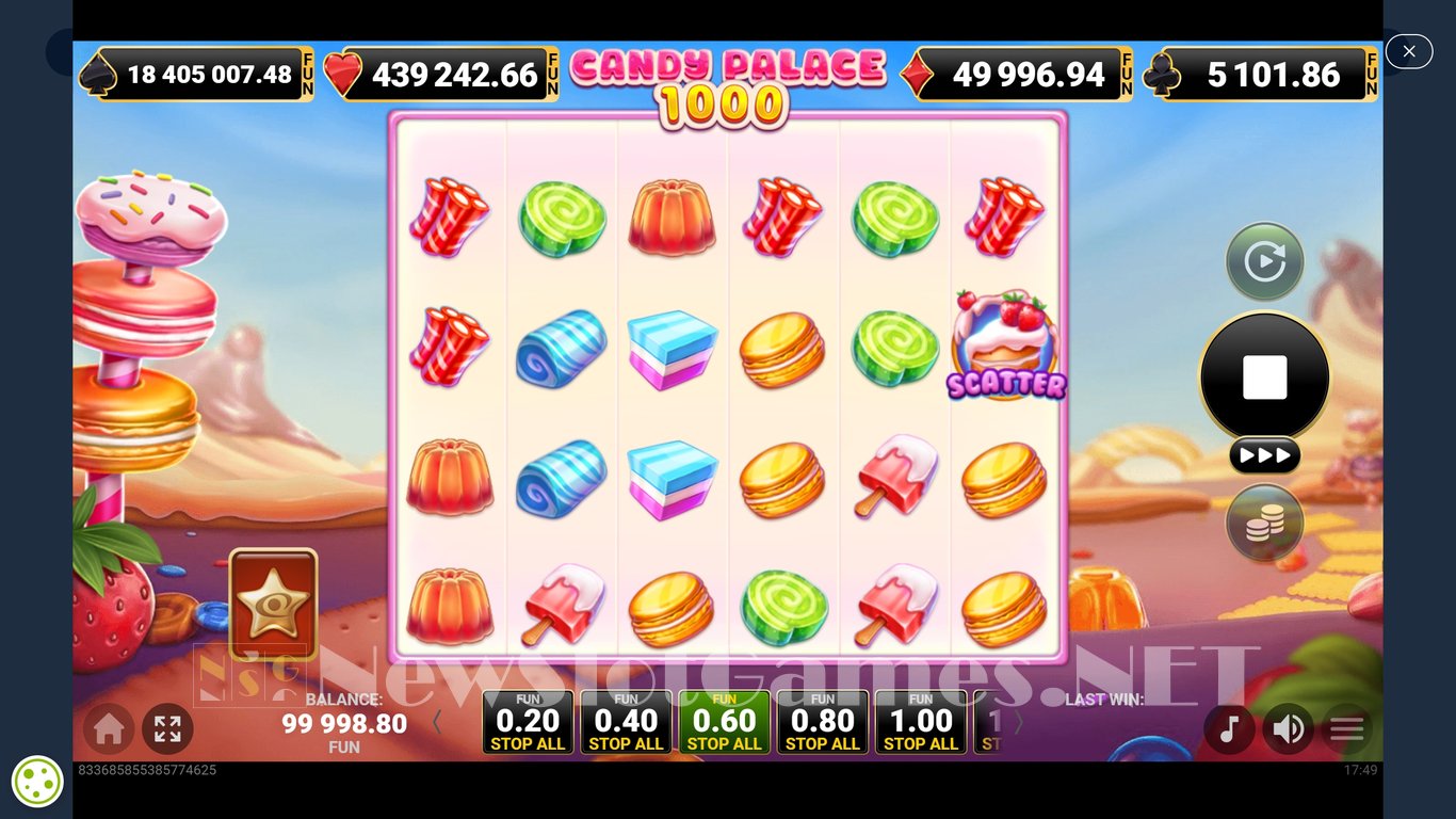 Candy Palace 1000 Slot Demo Image