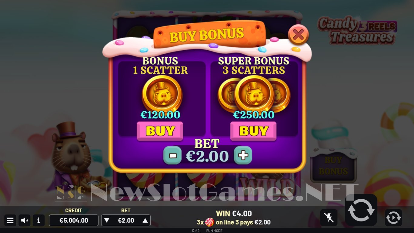 Candy Treasures 3 Reels Slot Slot Image in Demo - pic. 5