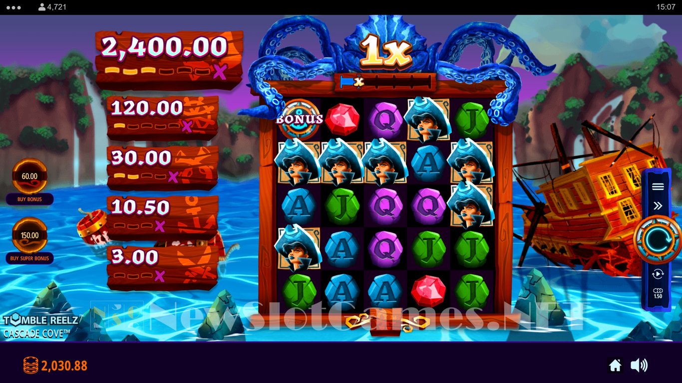 Cascade Cove Slot Demo Image