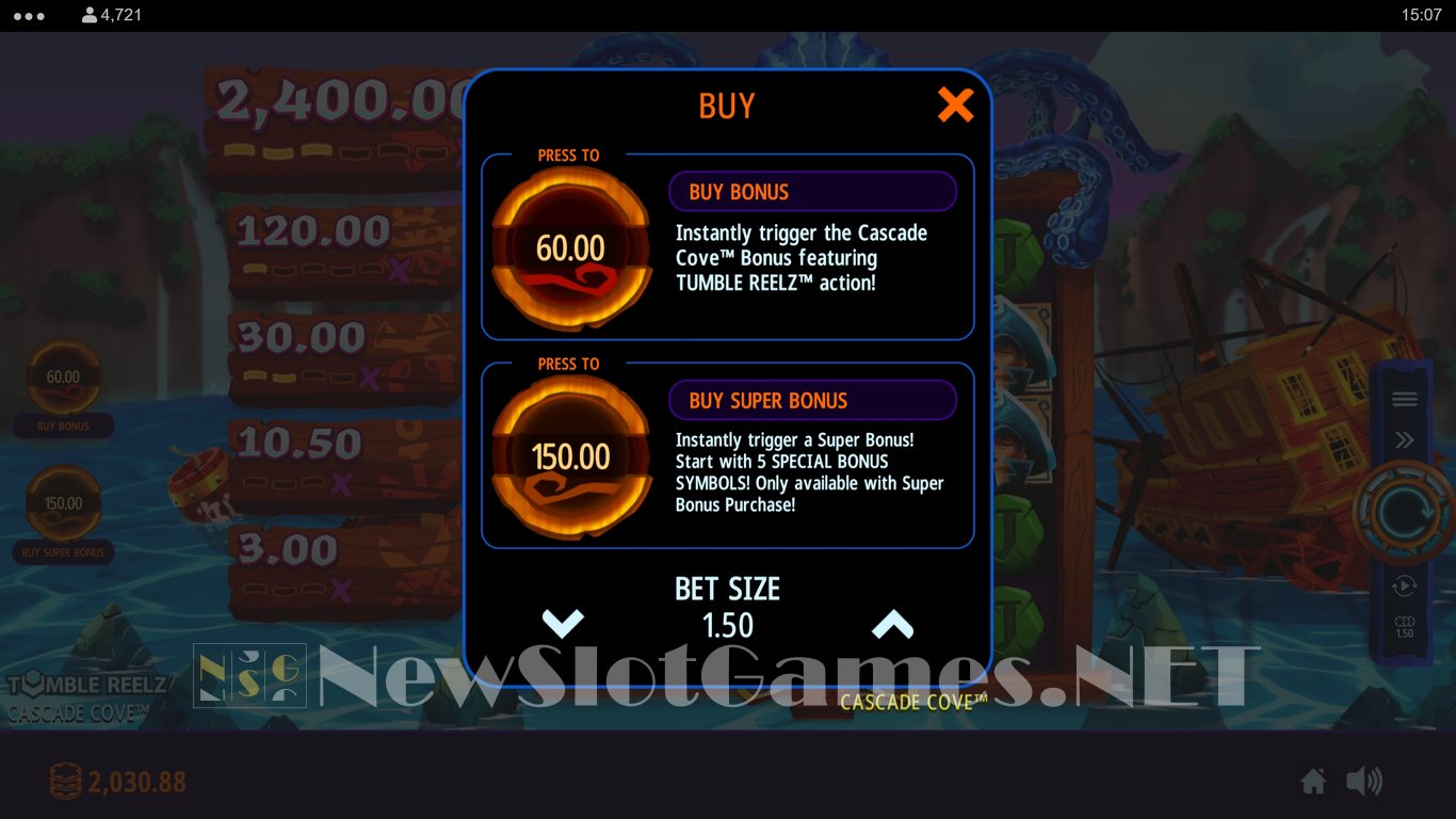 Cascade Cove Slot Slot Image in Demo - pic. 6