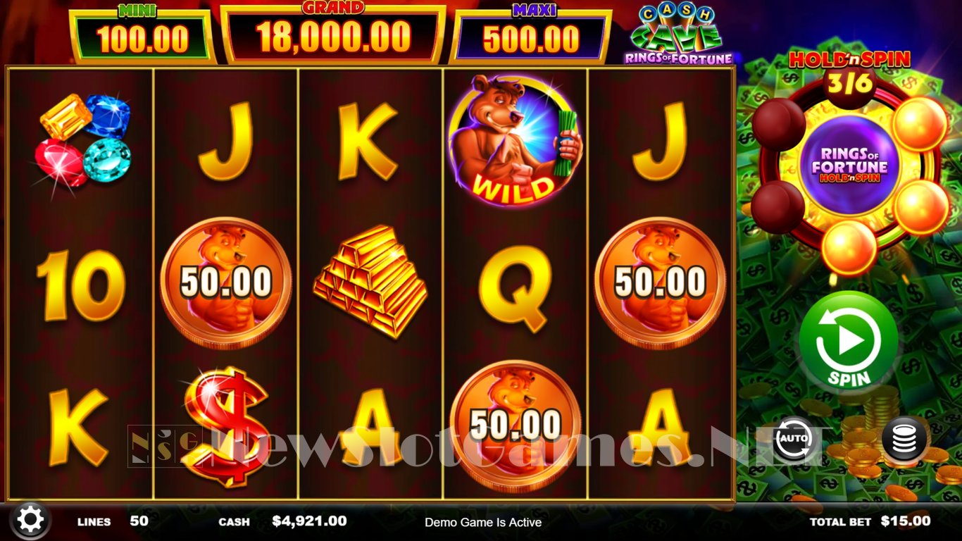 Cash Cave Rings of Fortune Slot Slot Image in Demo - pic. 3