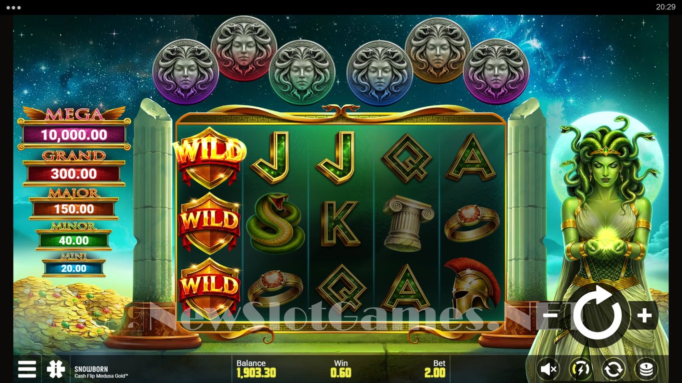 Cash Flip Medusa Gold Slot Demo Image