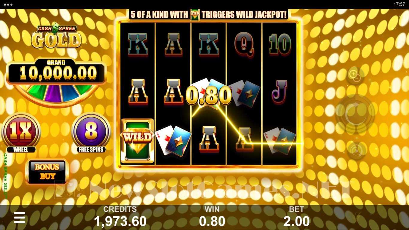 Cash Spree Gold Slot Demo Image