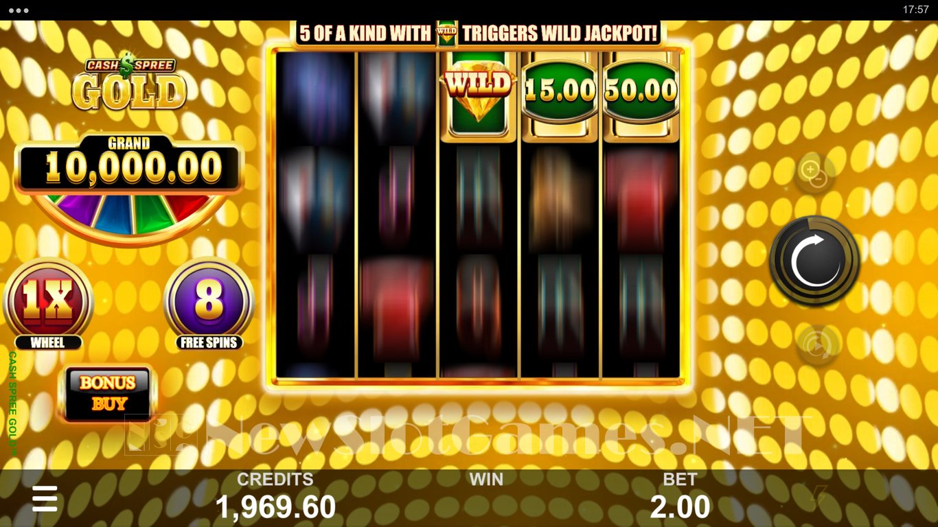 Cash Spree Gold Slot Slot Image in Demo - pic. 2