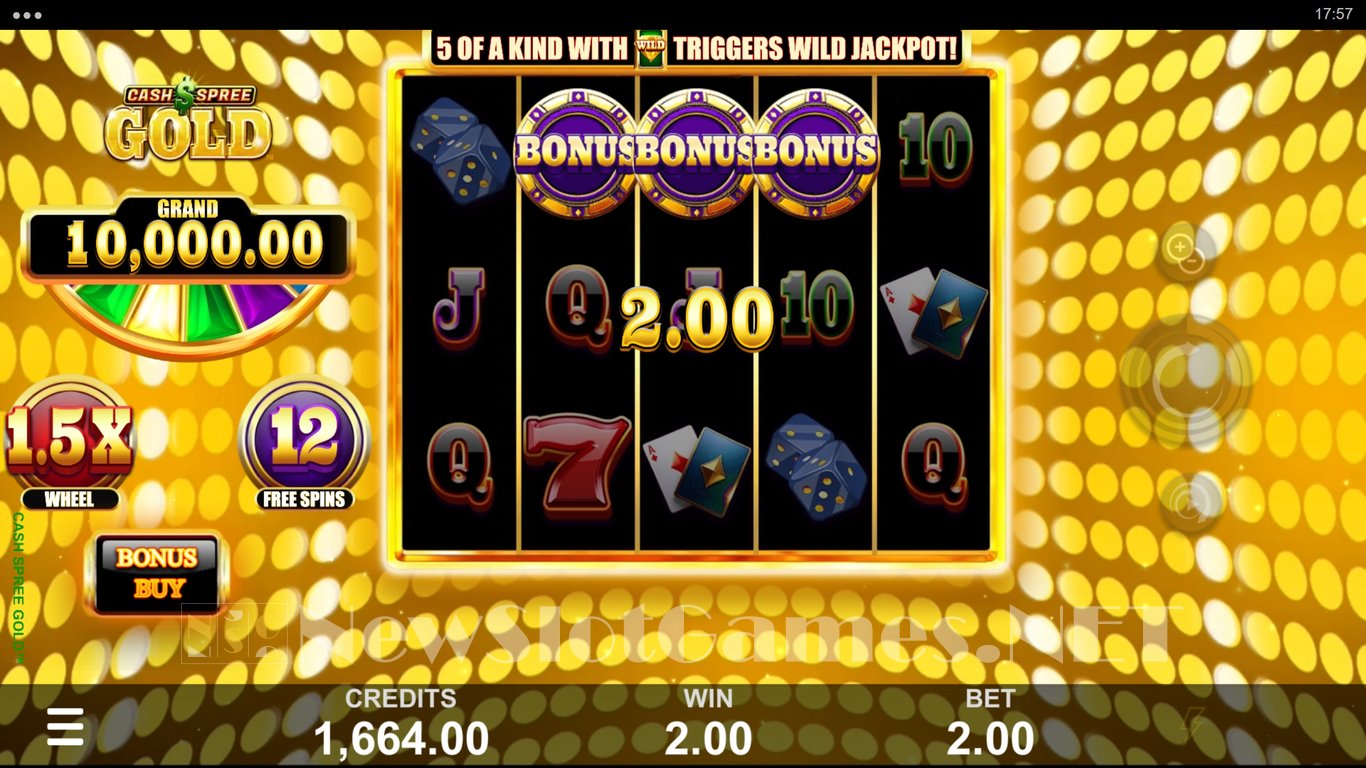 Cash Spree Gold Slot Slot Image in Demo - pic. 5