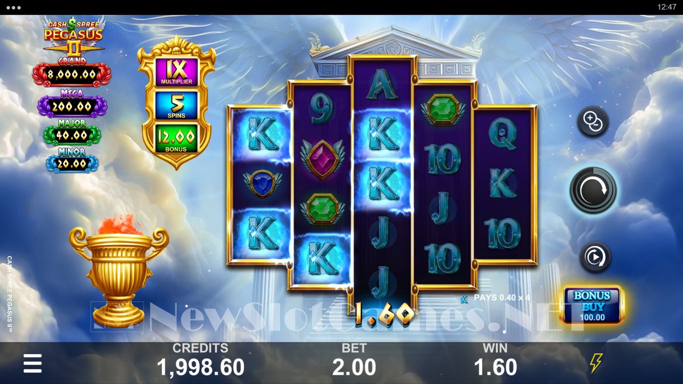 Cash Spree Pegasus 2 Slot Slot Image in Demo - pic. 2