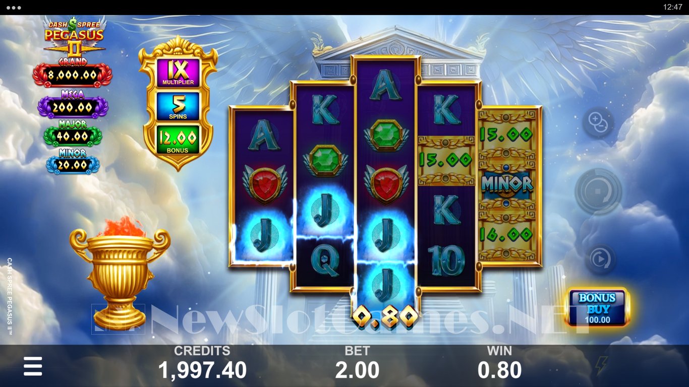 Cash Spree Pegasus 2 Slot Slot Image in Demo - pic. 3