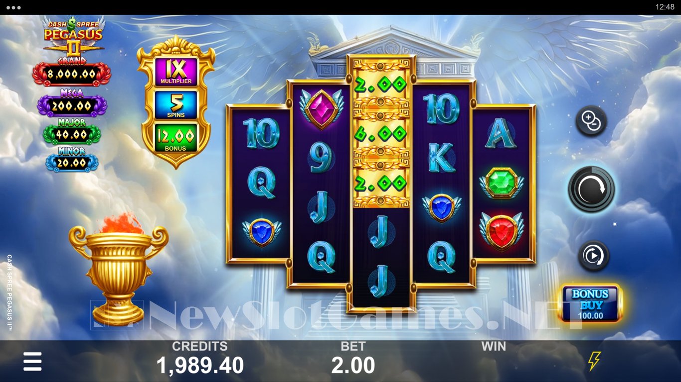 Cash Spree Pegasus 2 Slot Slot Image in Demo - pic. 4