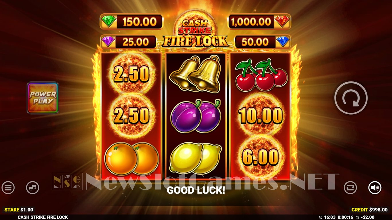 Cash Strike Fire Lock Slot Slot Image in Demo - pic. 2
