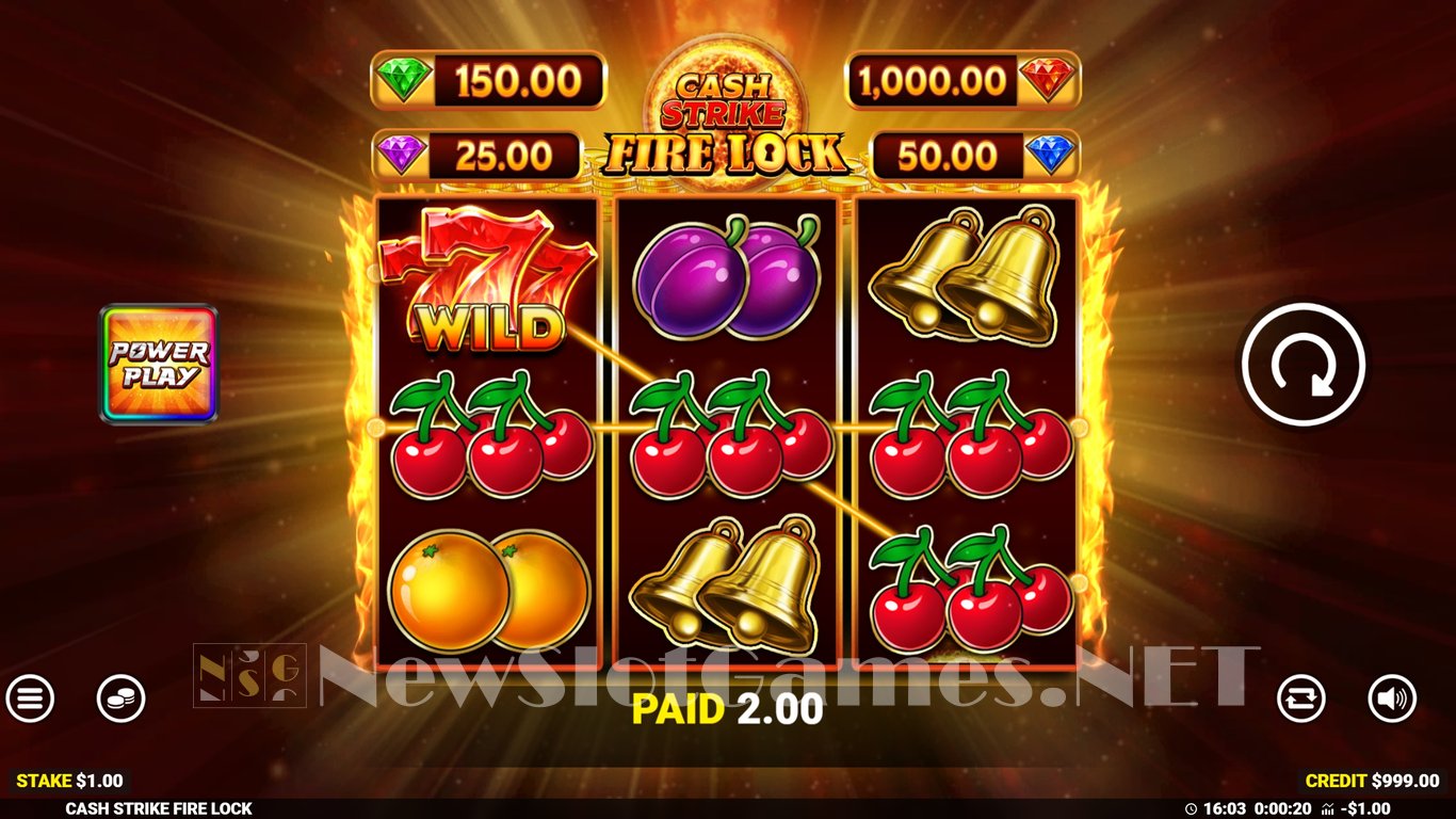 Cash Strike Fire Lock Slot Slot Image in Demo - pic. 3