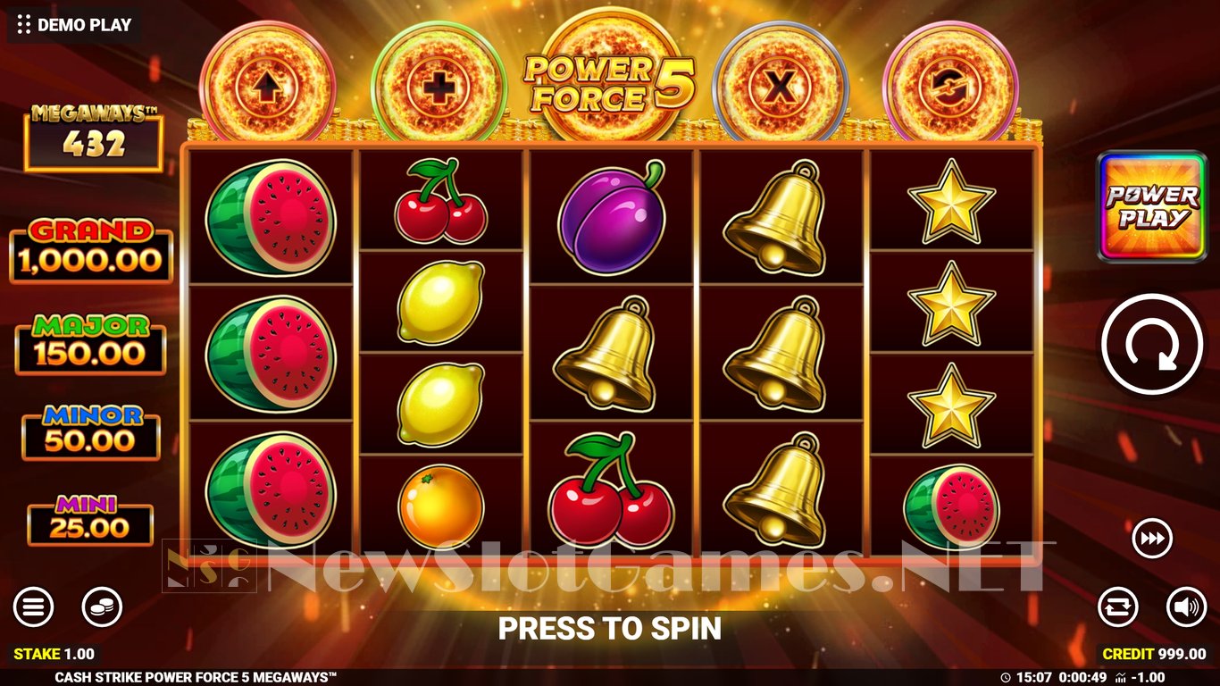 Cash Strike Power Force 5 Megaways Slot Slot Image in Demo - pic. 2
