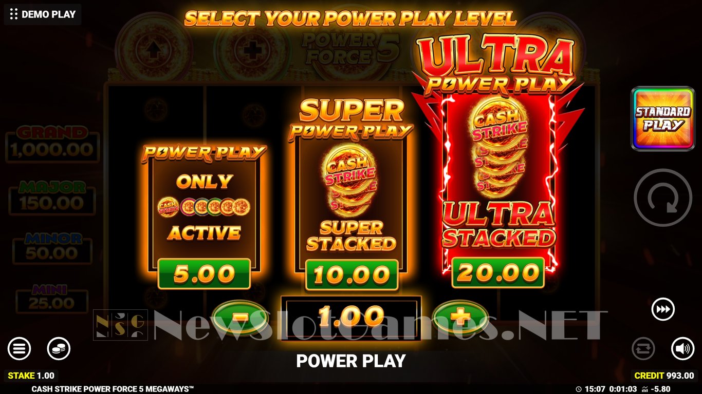 Cash Strike Power Force 5 Megaways Slot Slot Image in Demo - pic. 7