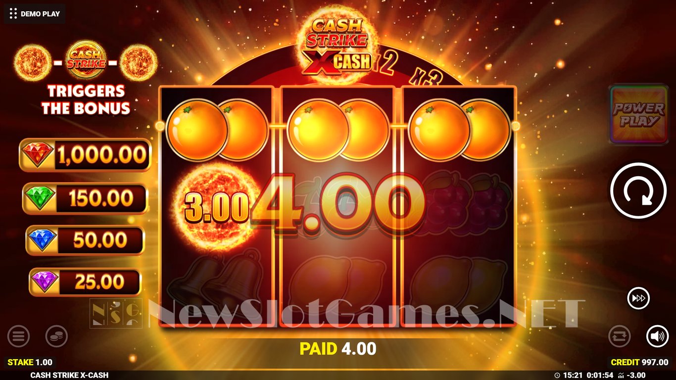Cash Strike X-Cash Slot Demo Image