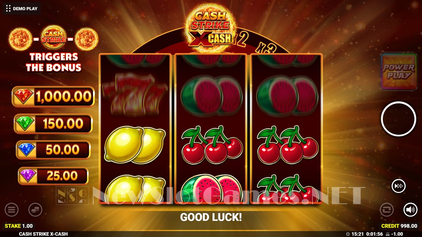 Cash Strike X-Cash Slot Slot Image in Demo - pic. 2