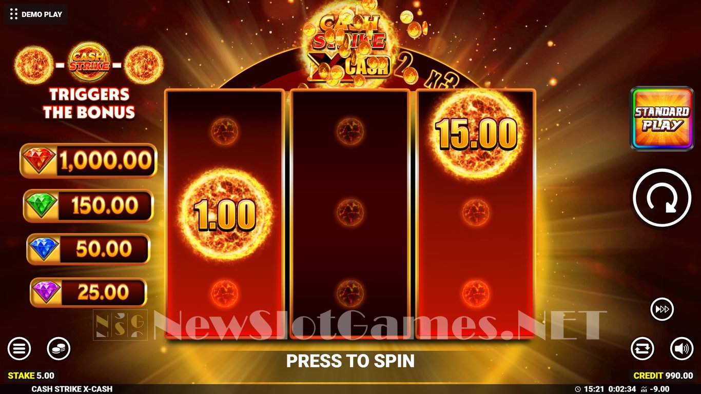 Cash Strike X-Cash Slot Slot Image in Demo - pic. 6