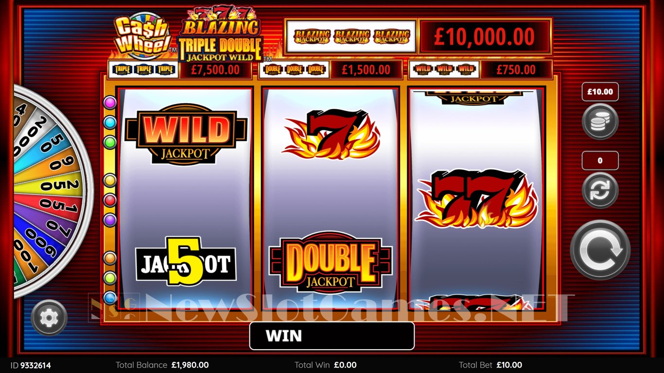 Cash Wheel Blazing 777 Triple Double Jackpot Wild Slot Slot Image in Demo - pic. 2