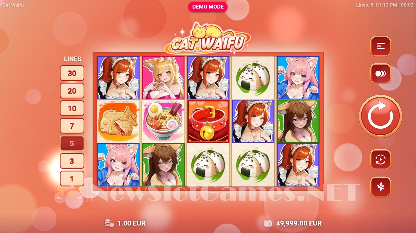 Cat Waifu Slot Demo Image