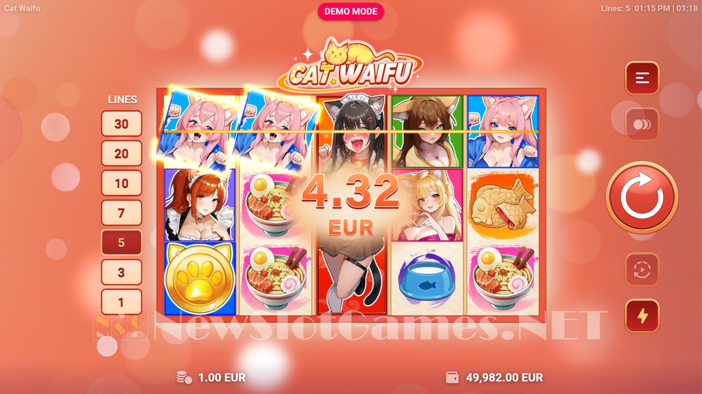 Cat Waifu Slot Slot Image in Demo - pic. 5