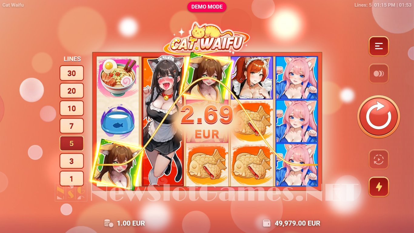 Cat Waifu Slot Slot Image in Demo - pic. 6