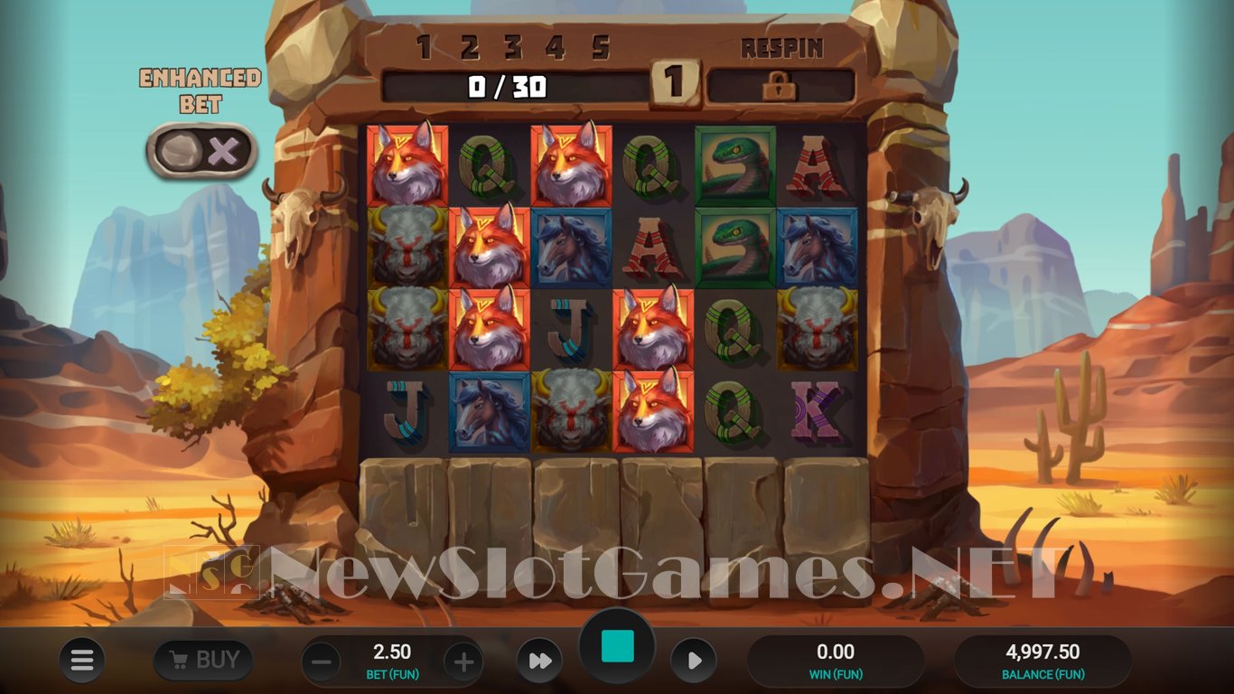 Celestial Buffalo Slot Demo Image