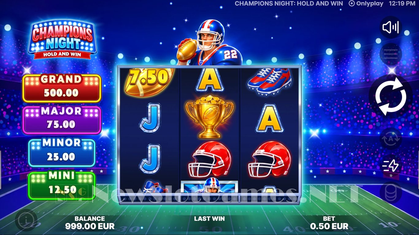 Champions Night Hold and Win Slot Demo Image