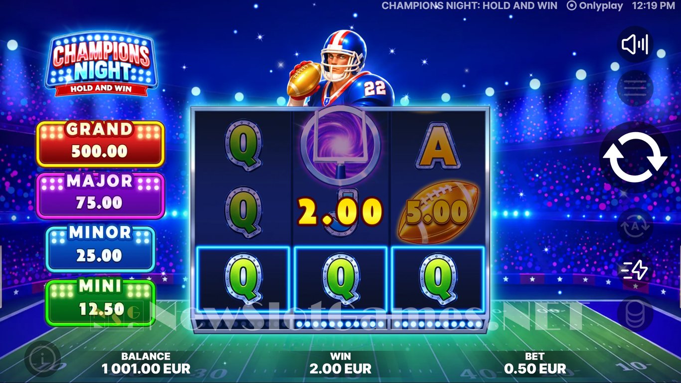 Champions Night Hold and Win Slot Slot Image in Demo - pic. 2
