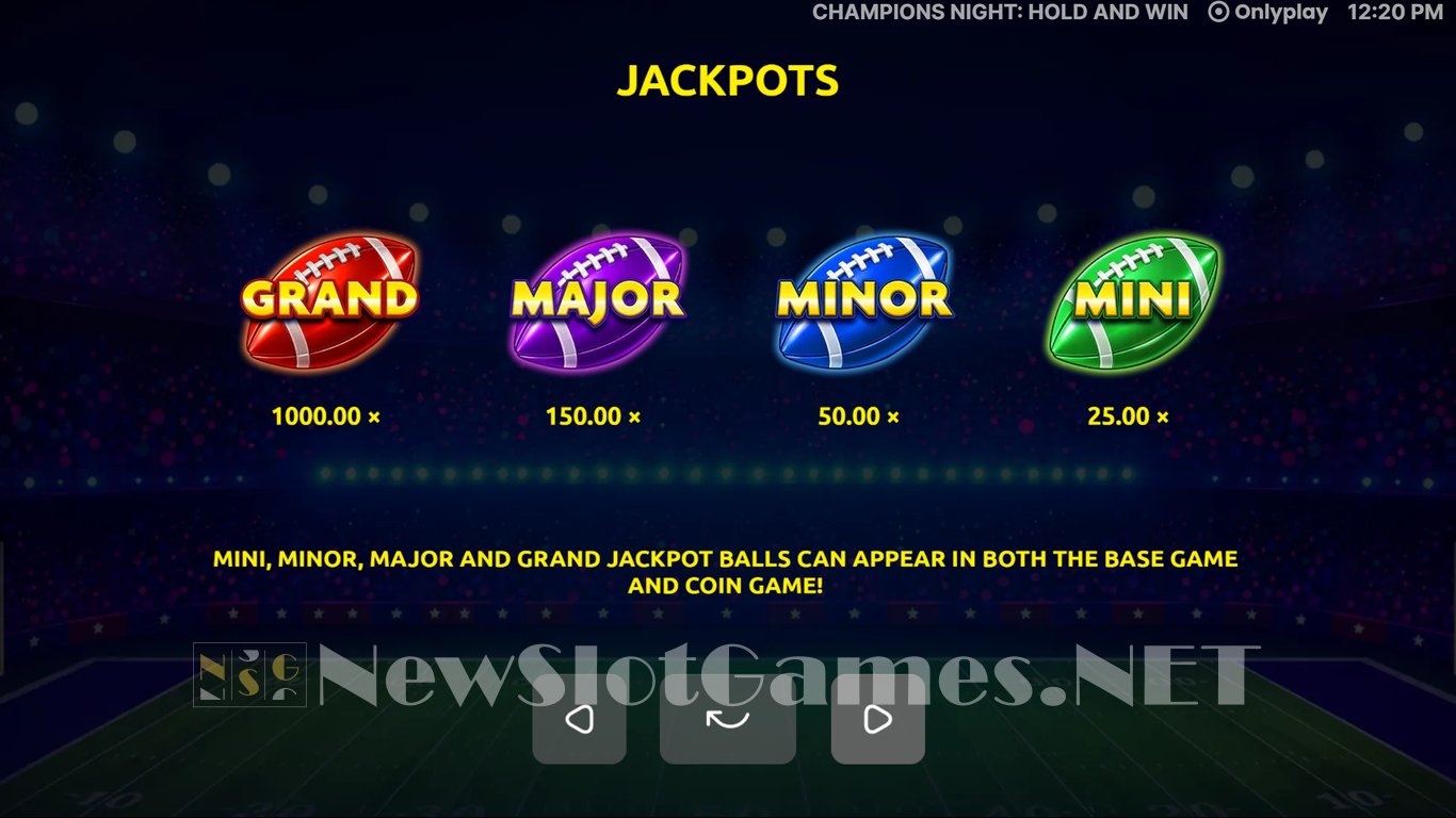 Champions Night Hold and Win Slot Slot Image in Demo - pic. 5