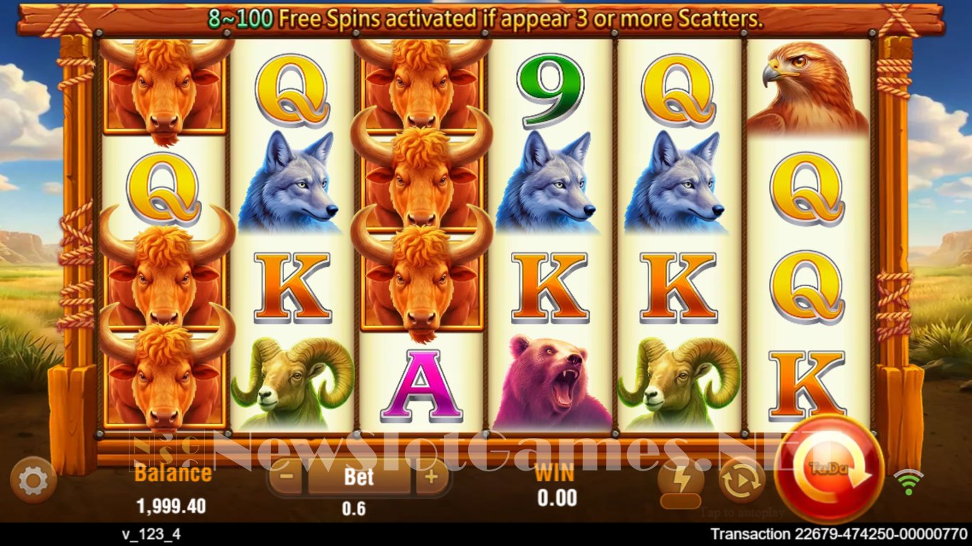 Charge Bison Slot Demo Image